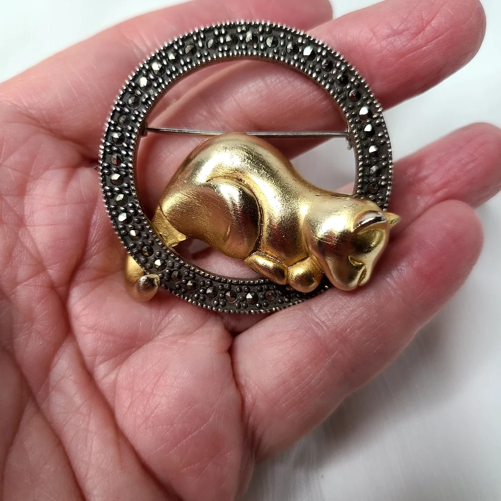 Judith Jack marcasite gold